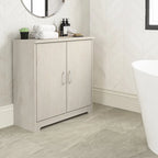 Cabot Small Bathroom Storage Cabinet with Doors by Bush Furniture
