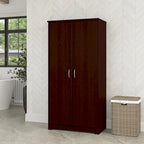 Cabot Tall Bathroom Storage Cabinet with Doors by Bush Furniture