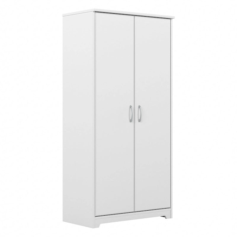 Cabot Tall Bathroom Storage Cabinet with Doors by Bush Furniture