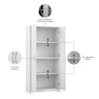 Cabot Tall Bathroom Storage Cabinet with Doors by Bush Furniture