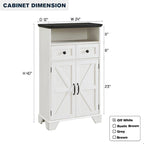 24  Farmhouse Bathroom Floor Cabinet, Wide Bathroom Storage Cabinet