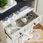 24  Farmhouse Bathroom Floor Cabinet, Wide Bathroom Storage Cabinet