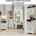 24  Farmhouse Bathroom Floor Cabinet, Wide Bathroom Storage Cabinet
