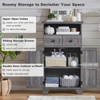24  Farmhouse Bathroom Floor Cabinet, Wide Bathroom Storage Cabinet