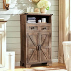 24  Farmhouse Bathroom Floor Cabinet, Wide Bathroom Storage Cabinet