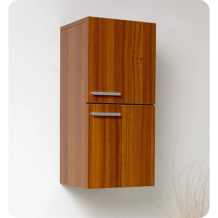 Fresca 27  Wall Mounted Bathroom Linen Cabinet with Two Storage Areas