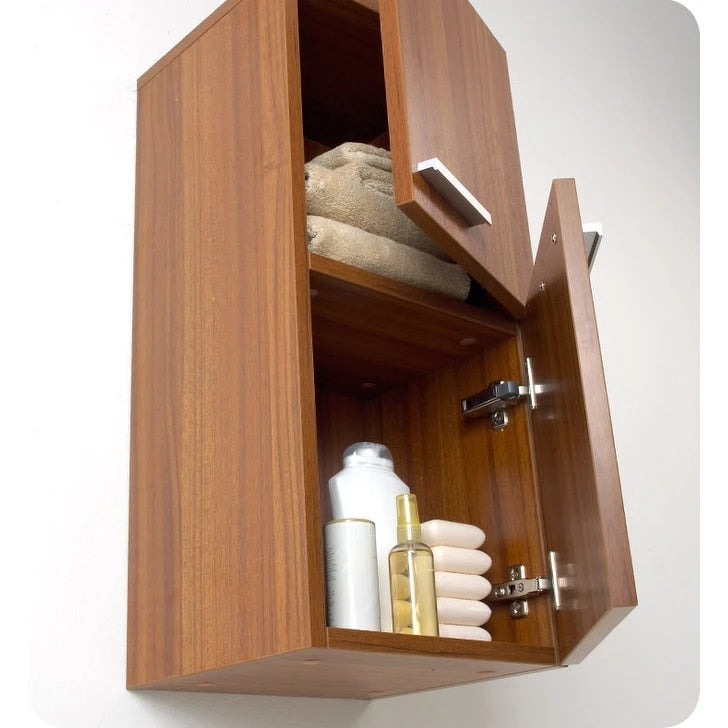 Fresca 27  Wall Mounted Bathroom Linen Cabinet with Two Storage Areas