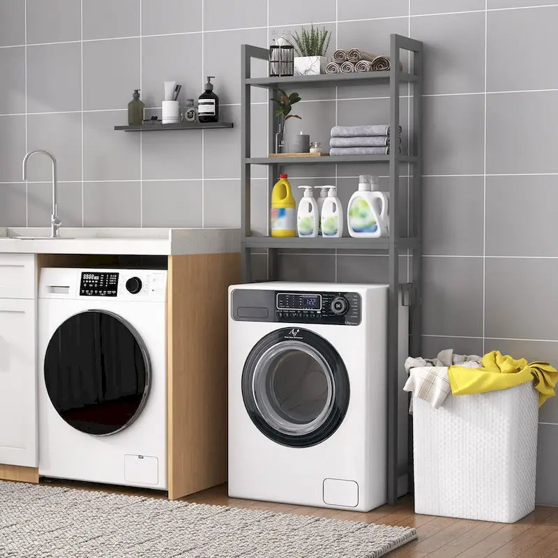 Costway Over-The-Toilet Storage Shelf Space Saving Metal Bathroom - See Details