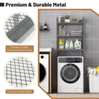 Costway Over-The-Toilet Storage Shelf Space Saving Metal Bathroom - See Details