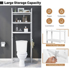 Costway Over-The-Toilet Storage Shelf Space Saving Metal Bathroom - See Details