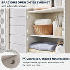 72  Tall Bathroom Storage Cabinet, Farmhouse Storage Cabinet - N/A