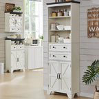 72  Tall Bathroom Storage Cabinet, Farmhouse Storage Cabinet - N/A