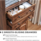 72  Tall Bathroom Storage Cabinet, Farmhouse Storage Cabinet - N/A