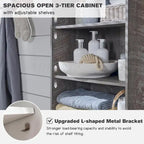 72  Tall Bathroom Storage Cabinet, Farmhouse Storage Cabinet - N/A