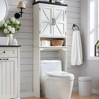 Farmhouse Over The Toilet Storage Cabinet, 67  Tall Bathroom Cabinet