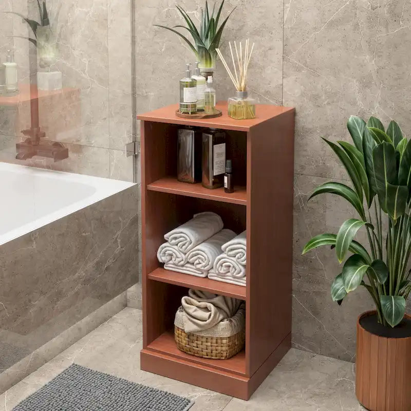 100% Solid Wood 16.5  Bathroom Cabinet with Optional Doors by Palace Imports