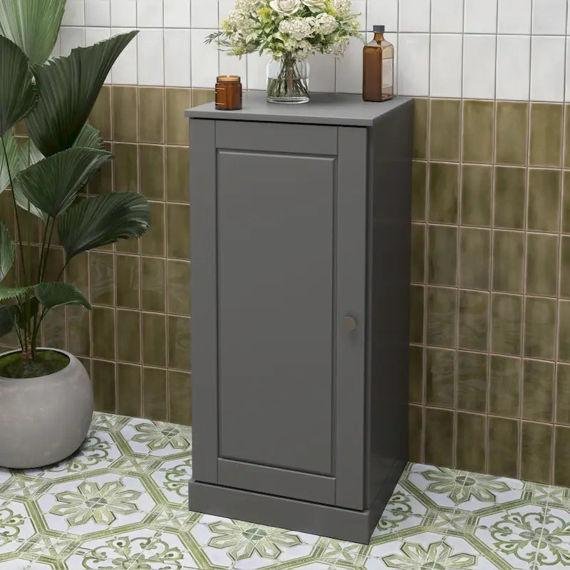 100% Solid Wood 16.5  Bathroom Cabinet with Optional Doors by Palace Imports