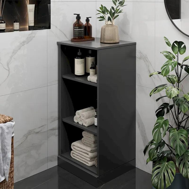 100% Solid Wood 16.5  Bathroom Cabinet with Optional Doors by Palace Imports