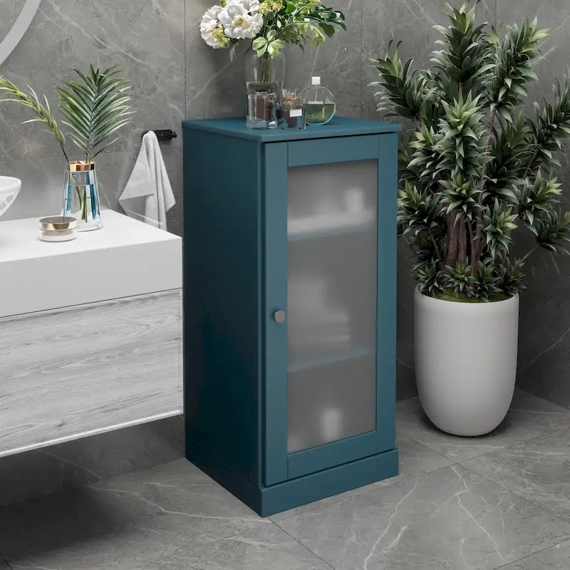 100% Solid Wood 16.5  Bathroom Cabinet with Optional Doors by Palace Imports