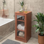 100% Solid Wood 16.5  Bathroom Cabinet with Optional Doors by Palace Imports