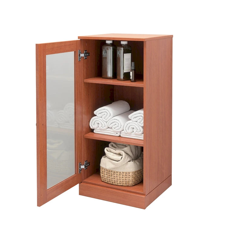 100% Solid Wood 16.5  Bathroom Cabinet with Optional Doors by Palace Imports