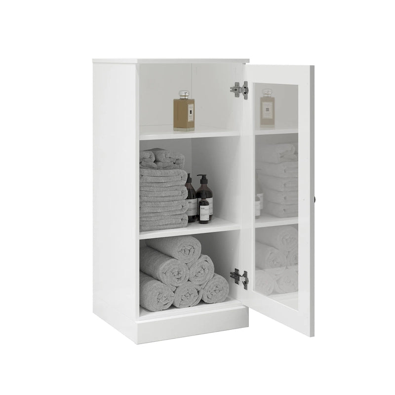 100% Solid Wood 16.5  Bathroom Cabinet with Optional Doors by Palace Imports