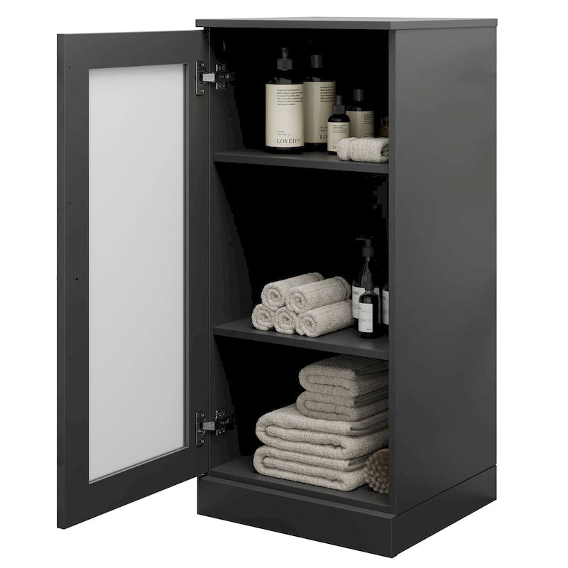 100% Solid Wood 16.5  Bathroom Cabinet with Optional Doors by Palace Imports
