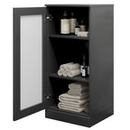 100% Solid Wood 16.5  Bathroom Cabinet with Optional Doors by Palace Imports
