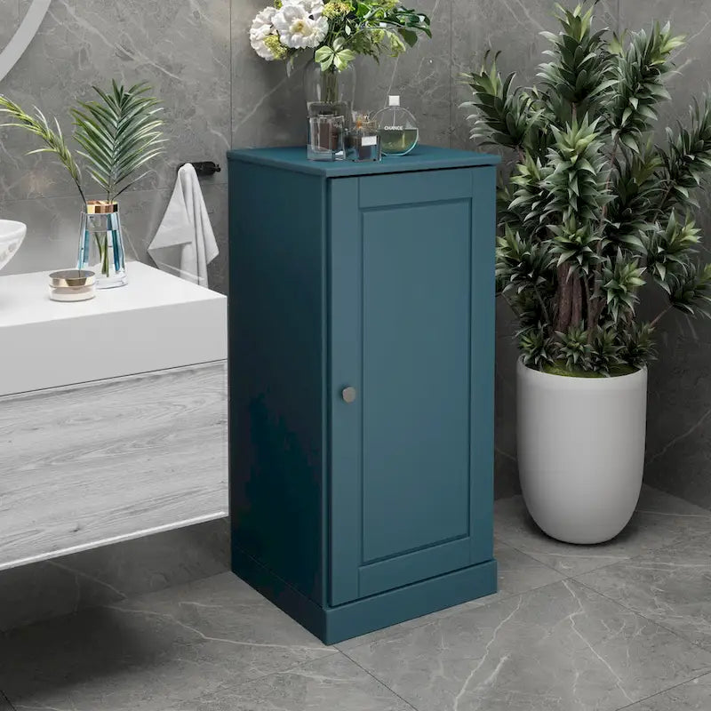 100% Solid Wood 16.5  Bathroom Cabinet with Optional Doors by Palace Imports