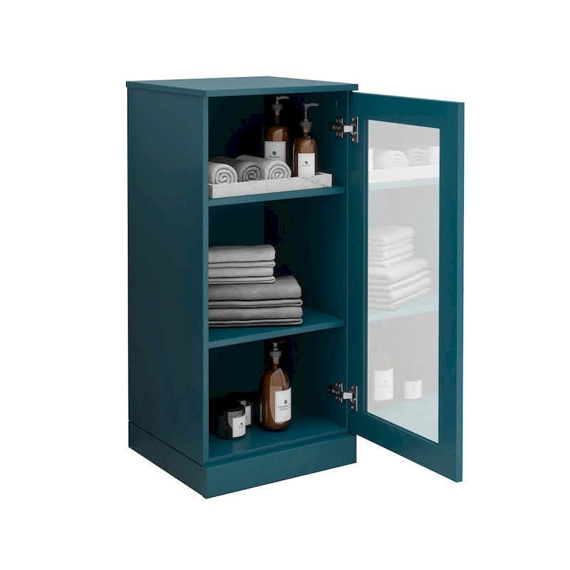 100% Solid Wood 16.5  Bathroom Cabinet with Optional Doors by Palace Imports
