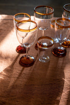 Set of 4 Ina stemmed glasses