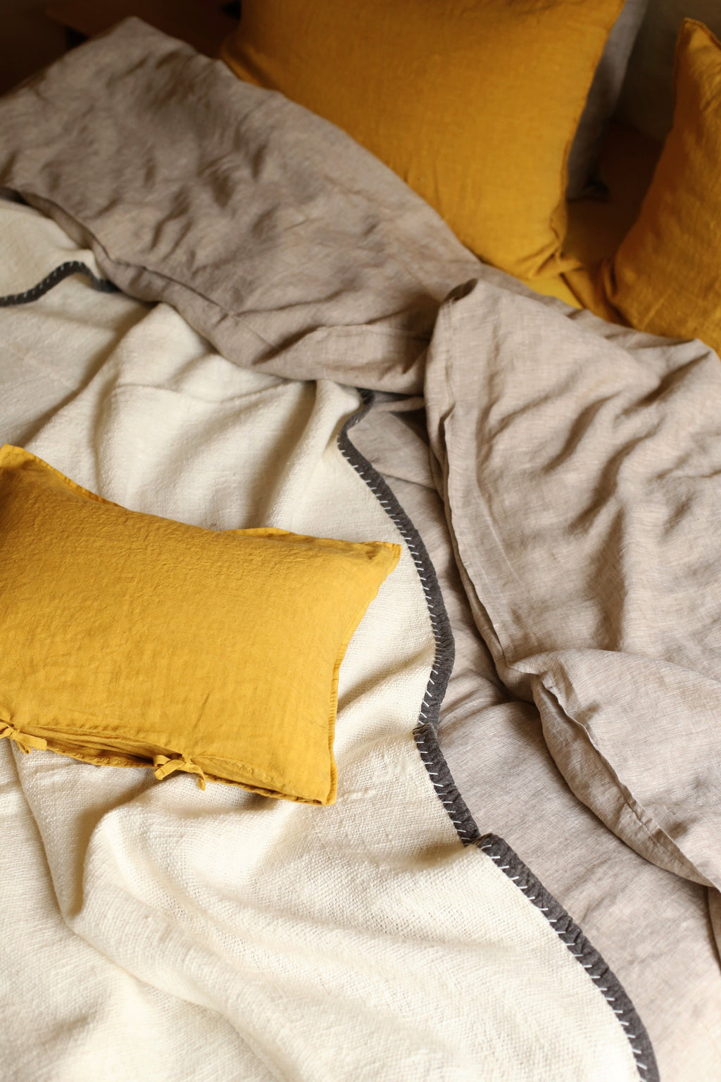 Khadi bedspread