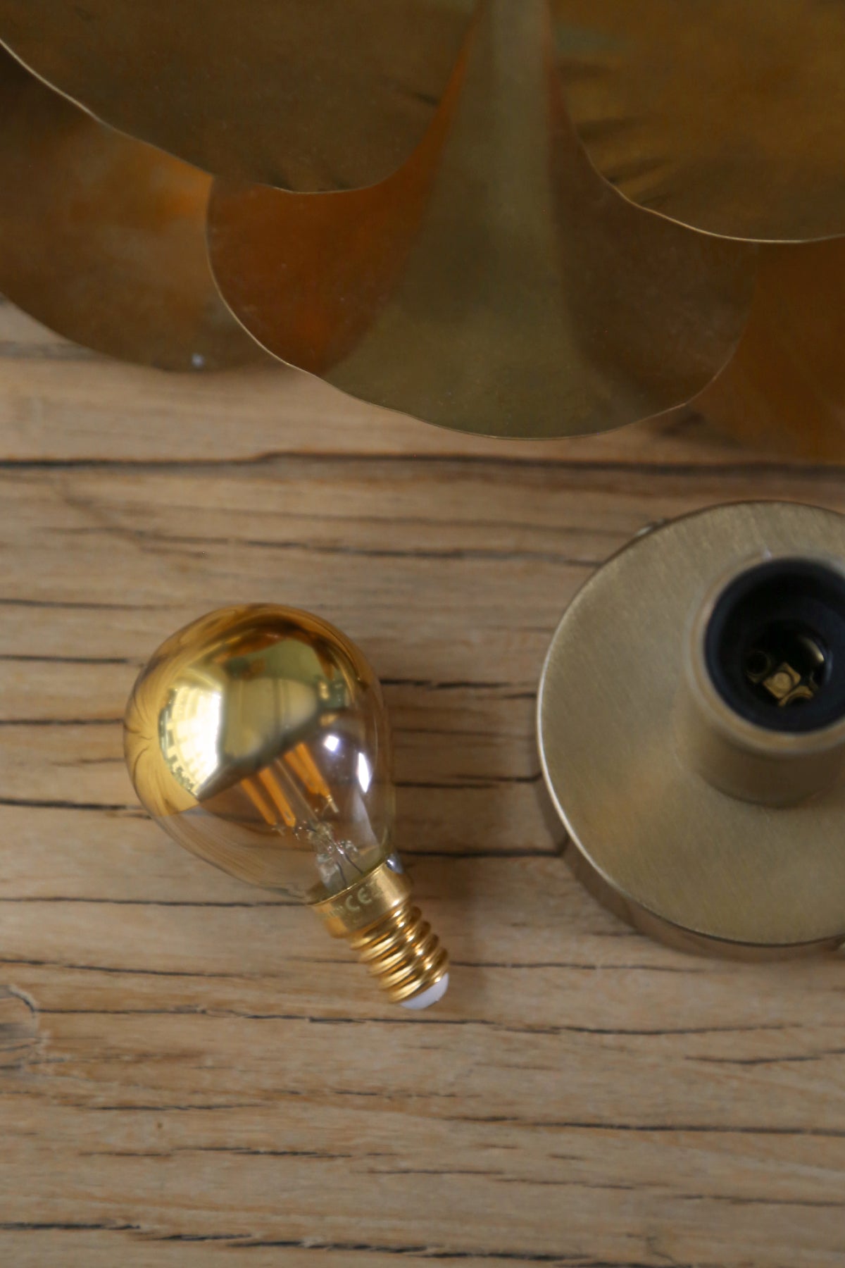 Golden Light Bulb