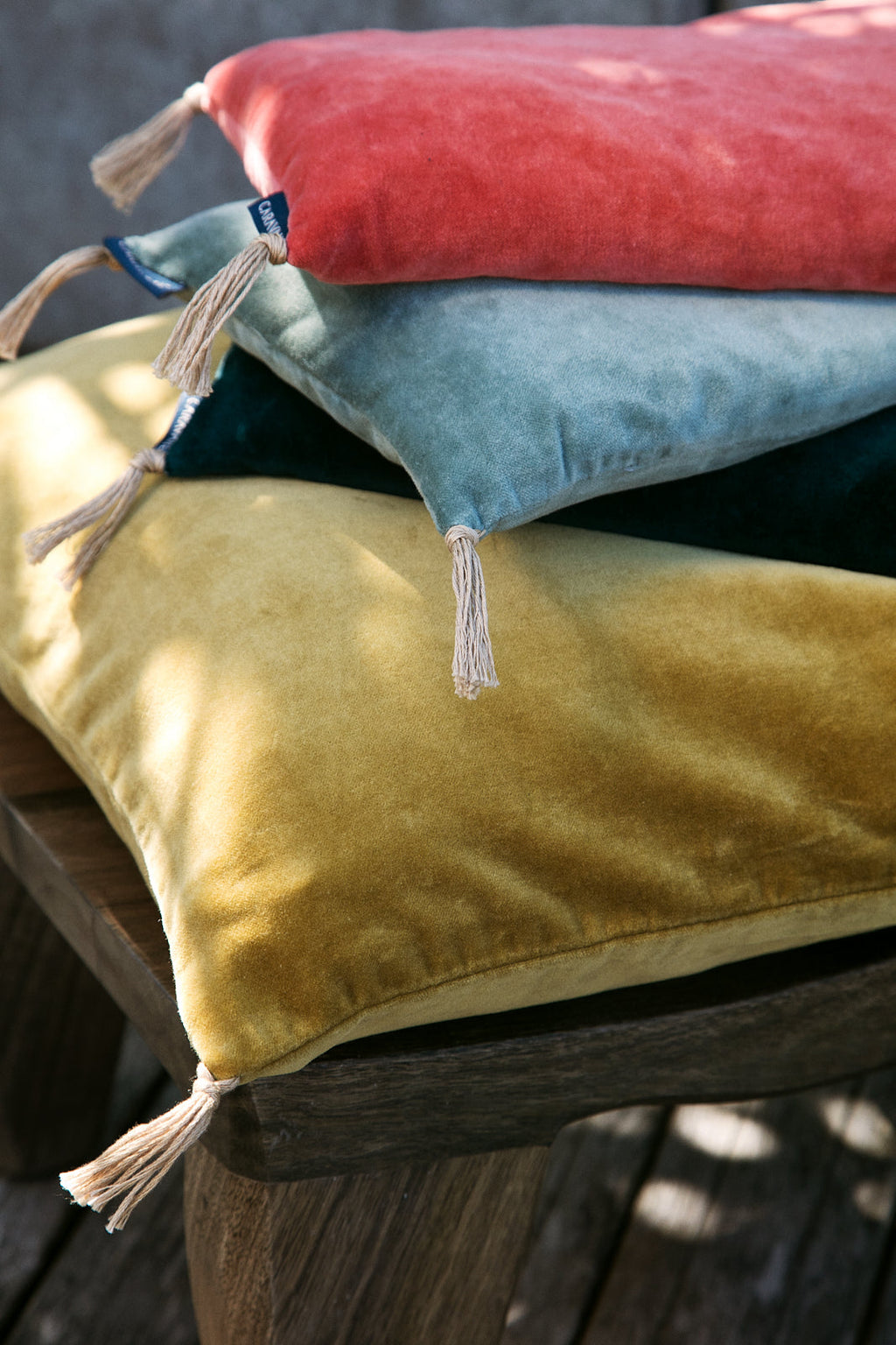 Washed velvet cherry pits