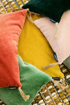 Washed velvet cherry pits