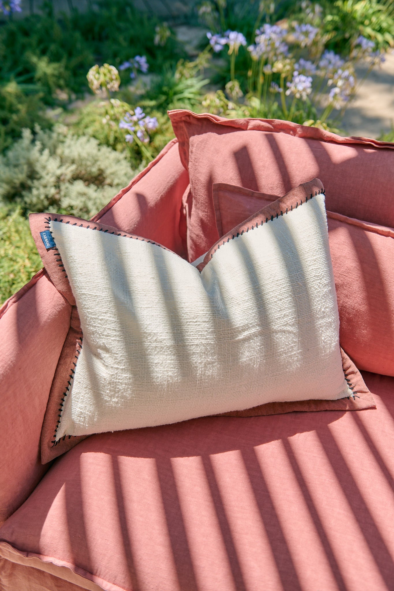 Khadi Black Cushion Cover