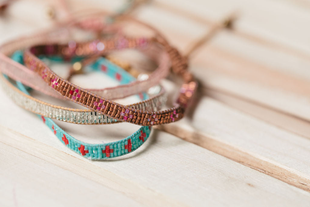 Shiny Beaded Bracelet