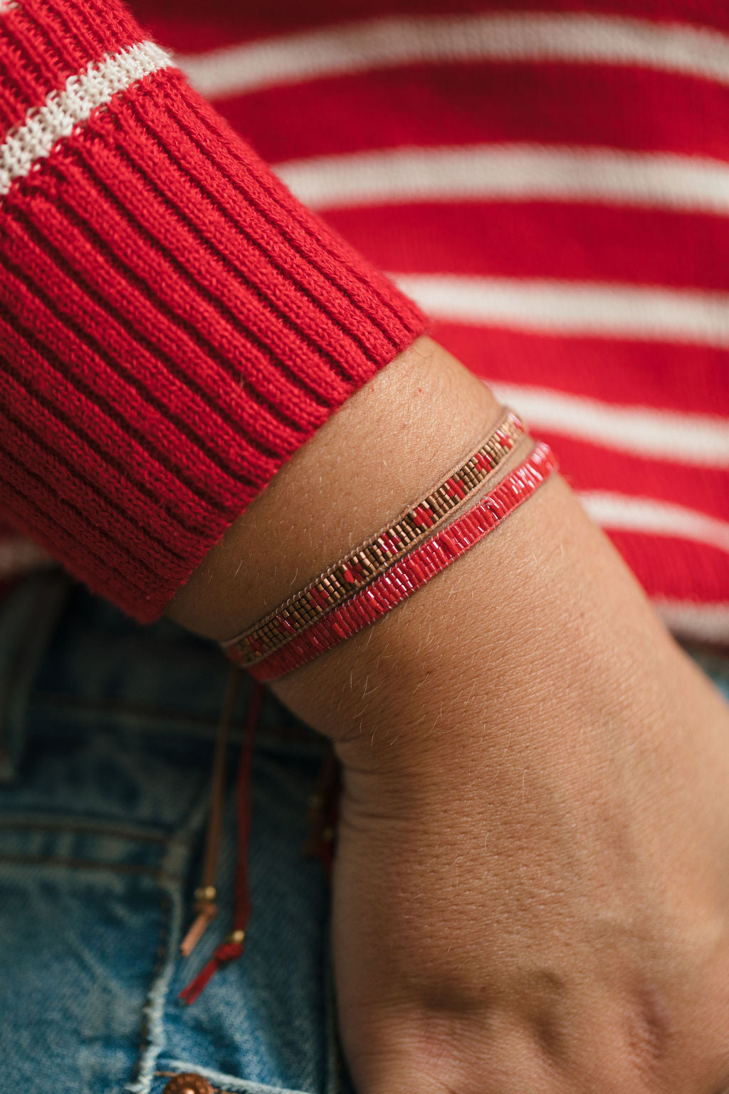 Shiny Beaded Bracelet