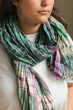 Madras scarf