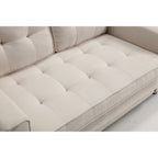3 Fold Convertible Futon Couch Sleeper Sofa Bed