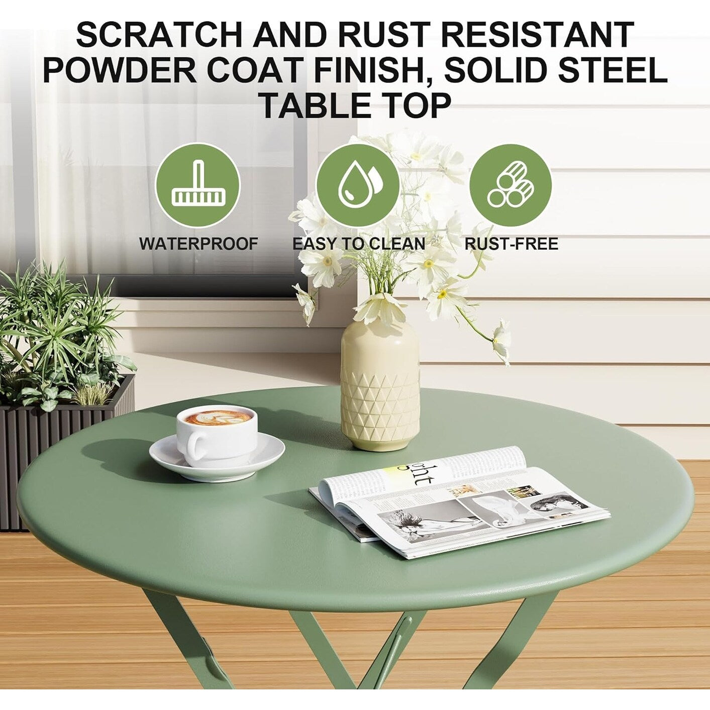 3 Piece Patio Bistro Sets