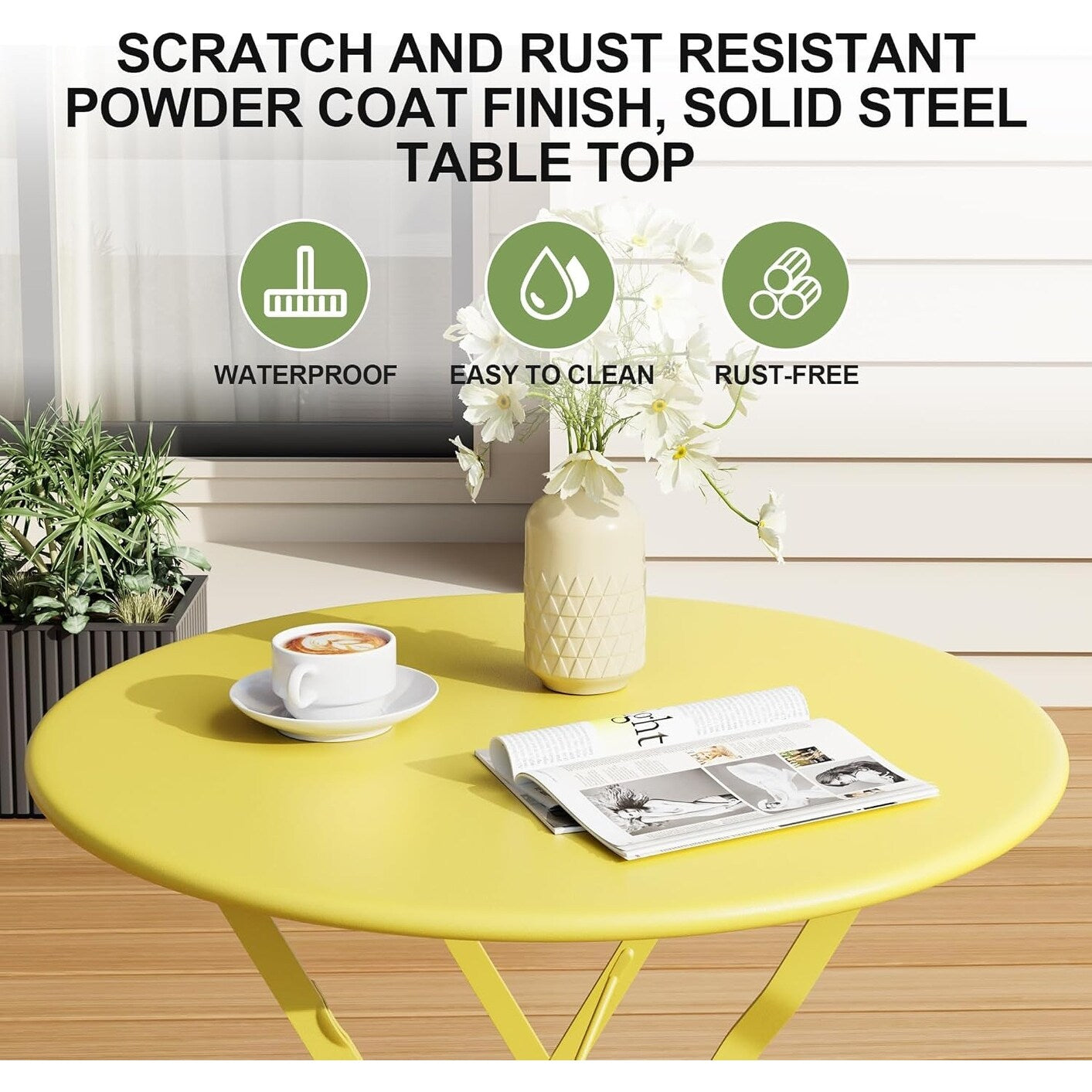 3 Piece Patio Bistro Sets