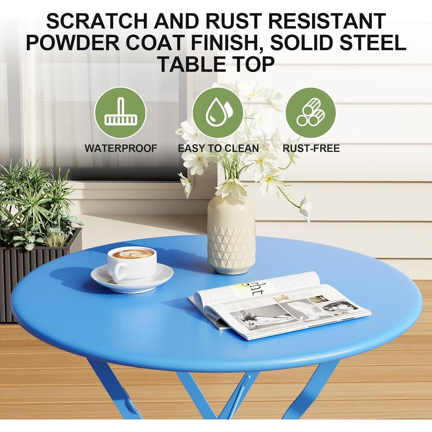 3 Piece Patio Bistro Sets