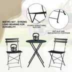 3 Piece Patio Bistro Sets