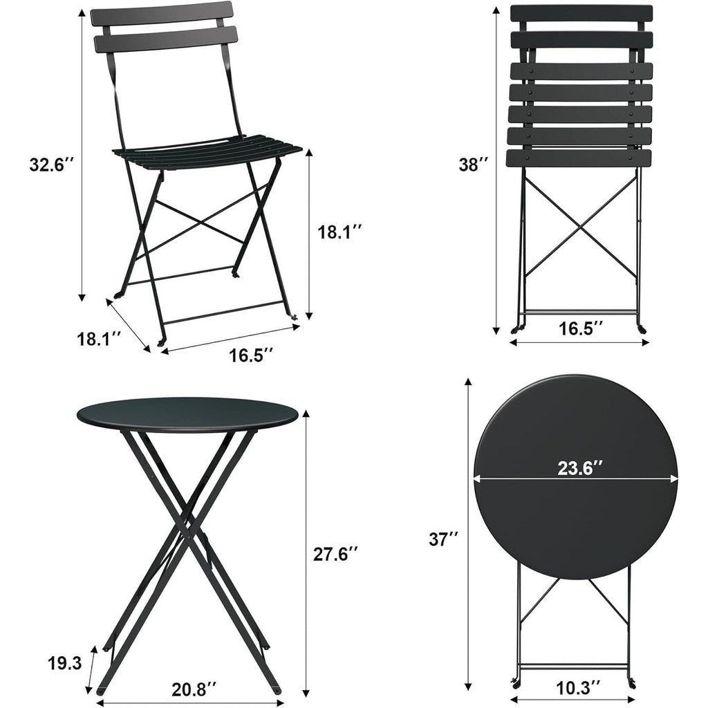 3 Piece Patio Bistro Sets