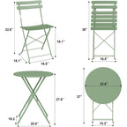 3 Piece Patio Bistro Sets