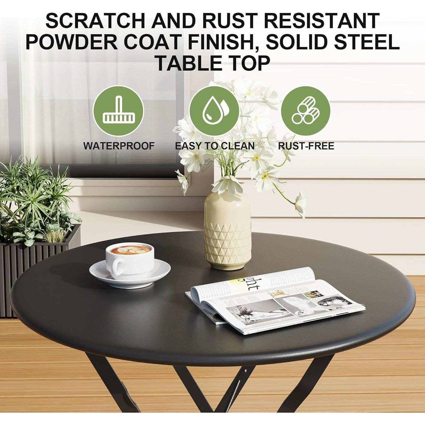 3 Piece Patio Bistro Sets