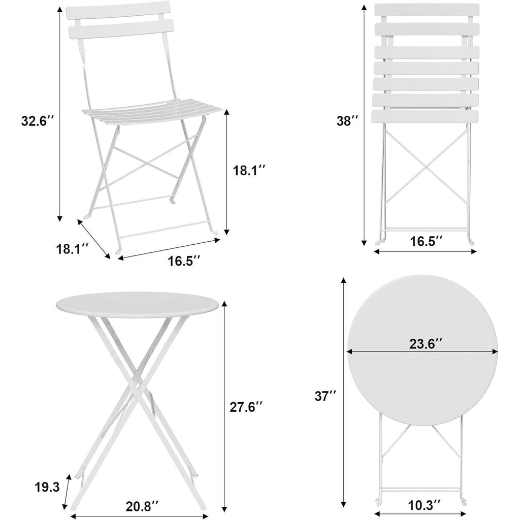 3 Piece Patio Bistro Sets