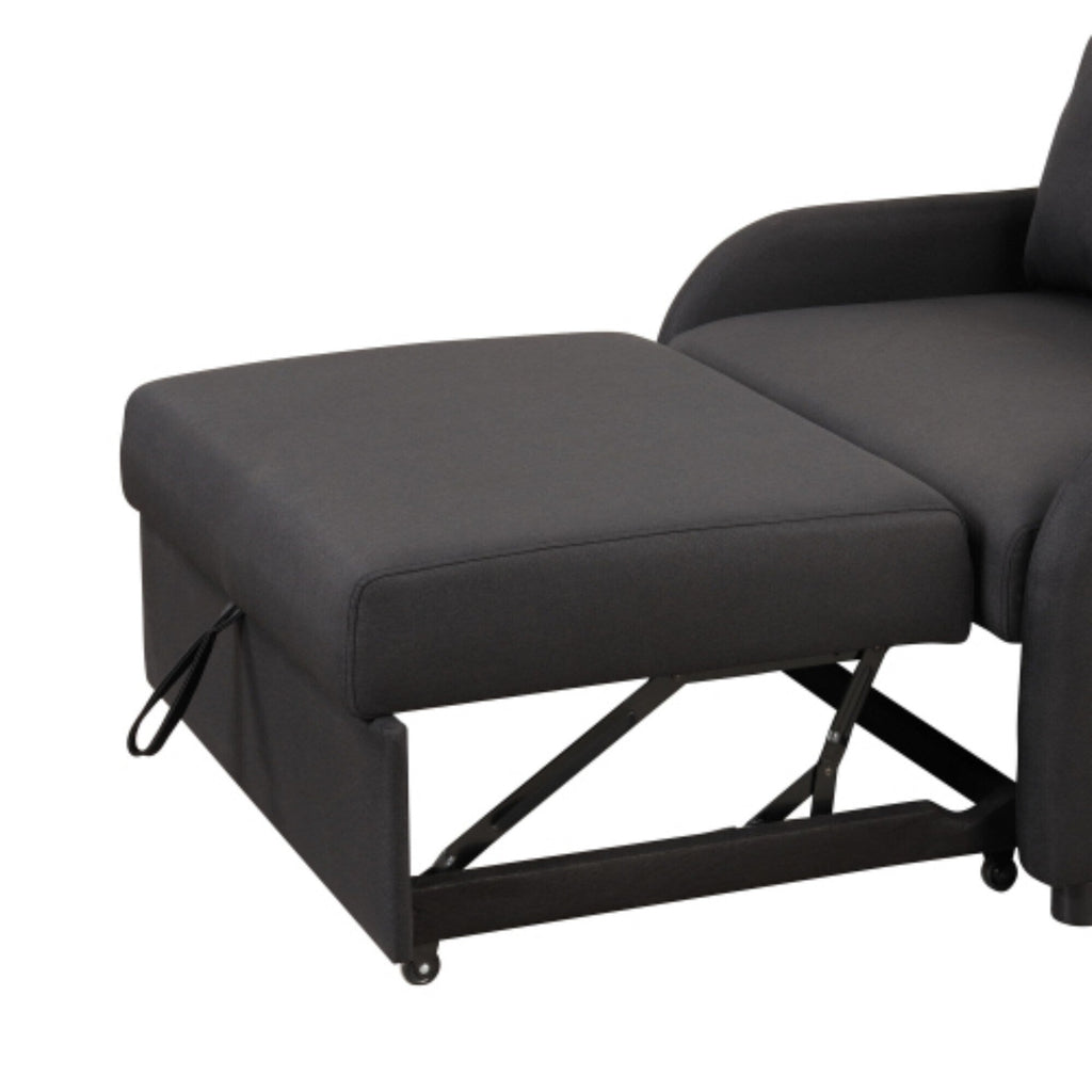 3-in-1 Pull-Out Sofa Sleeper with Collapsible Wing Table &amp; USB Ports by Harper&amp;Bright Designs
