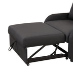 3-in-1 Pull-Out Sofa Sleeper with Collapsible Wing Table &amp; USB Ports by Harper&amp;Bright Designs